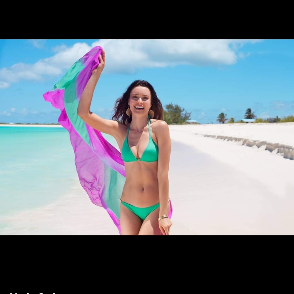 Voda Spearmint Envy Push Up String Top & Bottom - image 1